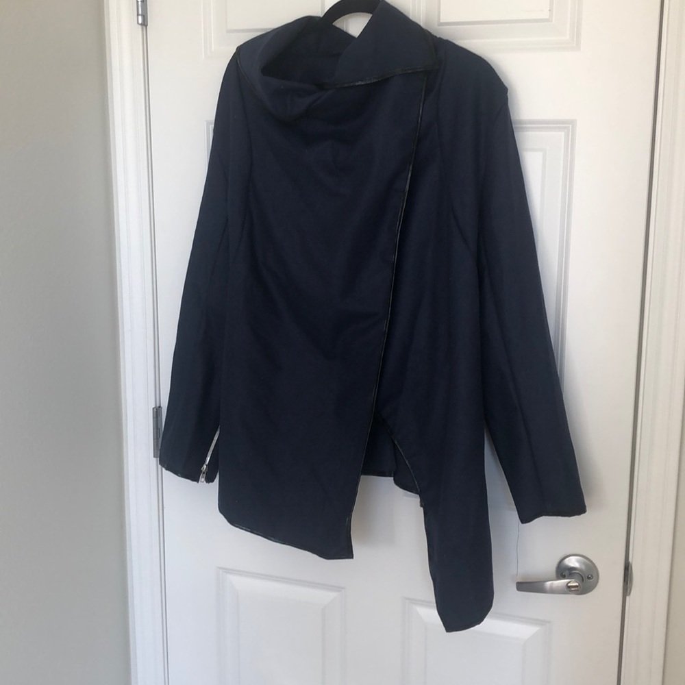 Asymmetrical Felt Jacket